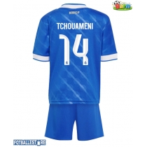 Real Madrid Aurelien Tchouameni #14 Tredjedraktsett Barn 2025-26 Kortermet (+ Korte bukser)